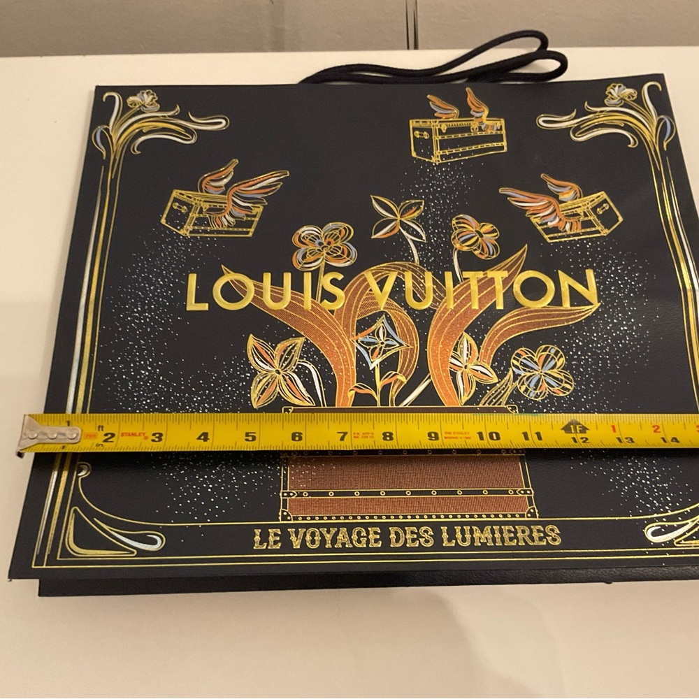 Louis Vuitton Black and Gold Gift Bag